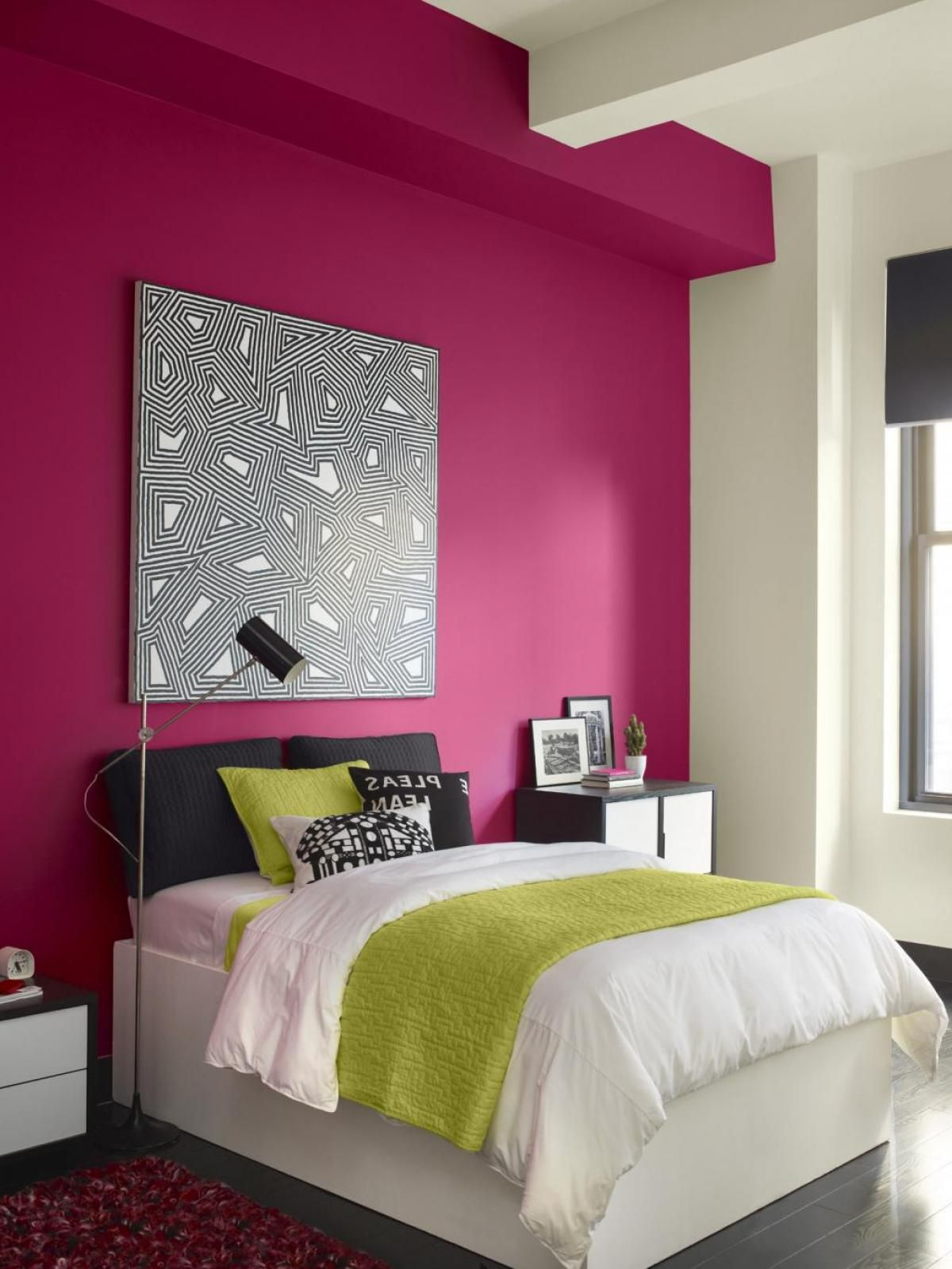 Interior Wall Colour Schemes Combination For Bedroom Purple Paint with regard to proportions 1200 X 1599