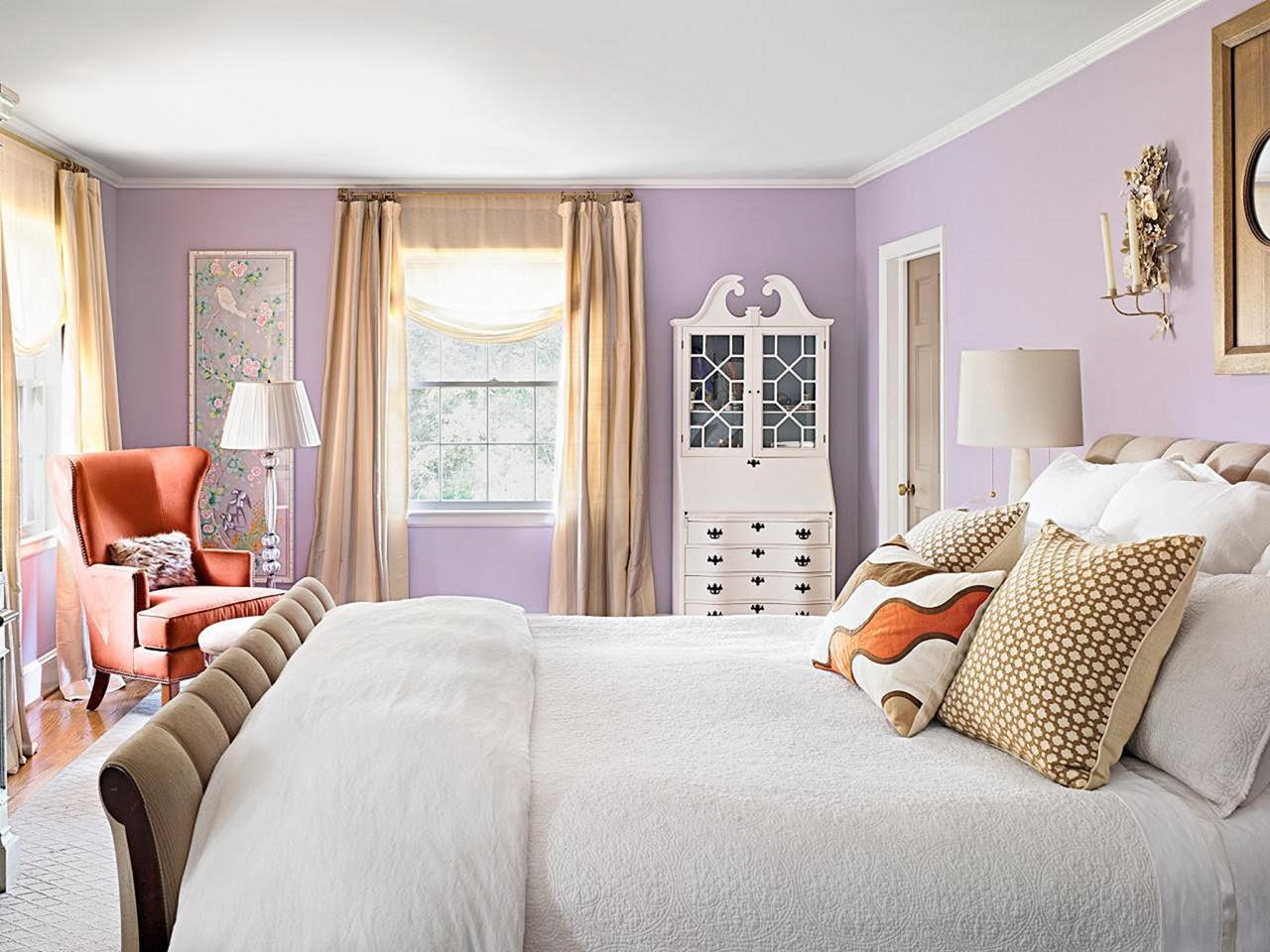 Lavender Bedroom Color Schemes Homely in sizing 1280 X 960