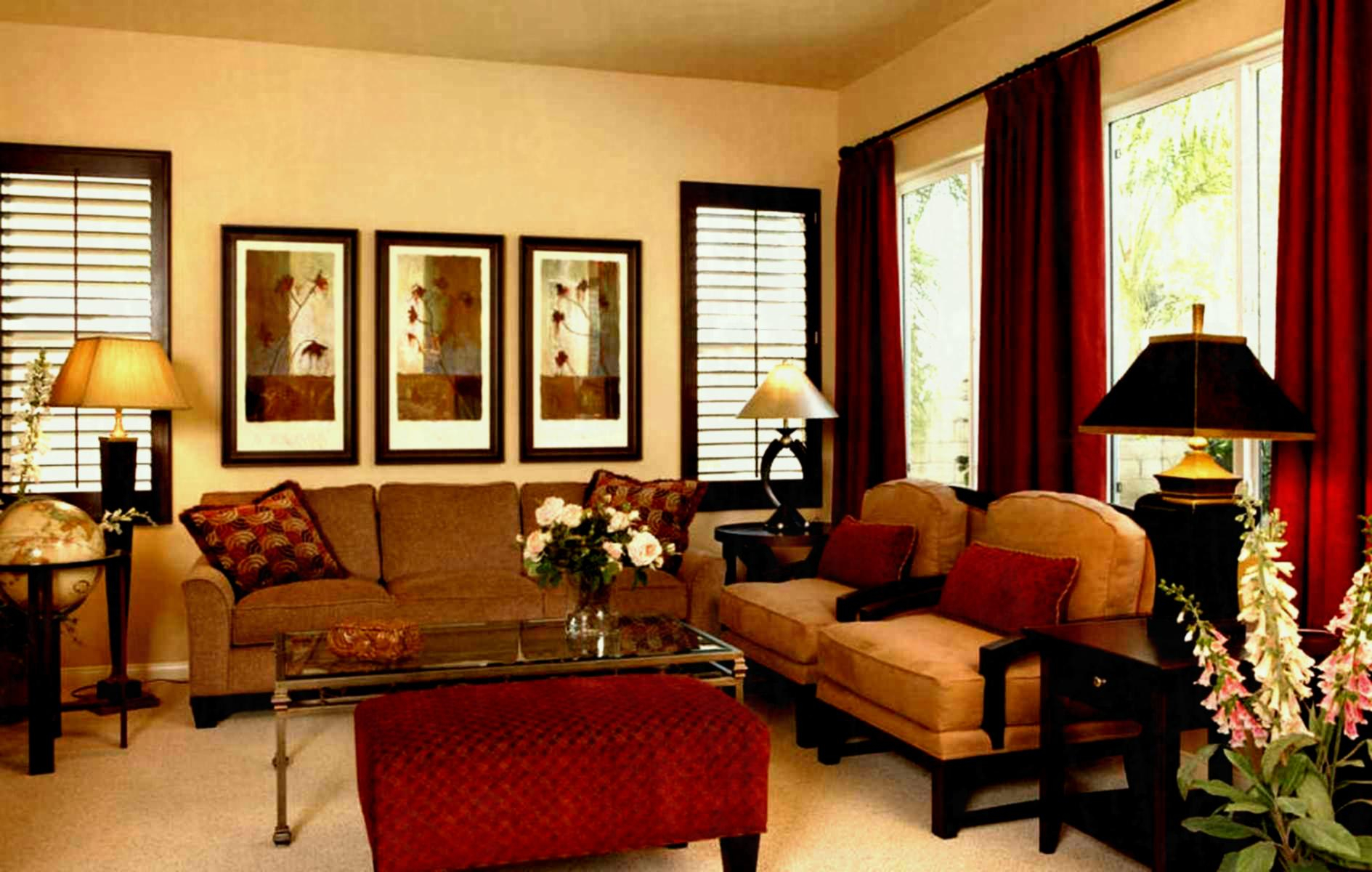 Living Room Bedroom Color Schemes With Brown Furniture Curtains within proportions 1889 X 1200