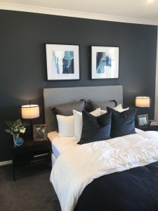 Love All Of The Colors Dark Blue Gray White Bedroom Ideas In in sizing 3024 X 4032