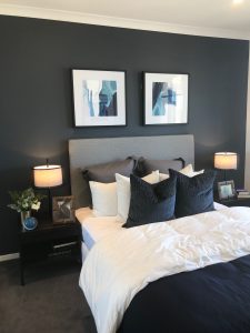 Love All Of The Colors Dark Blue Gray White Bedroom Ideas In with measurements 3024 X 4032
