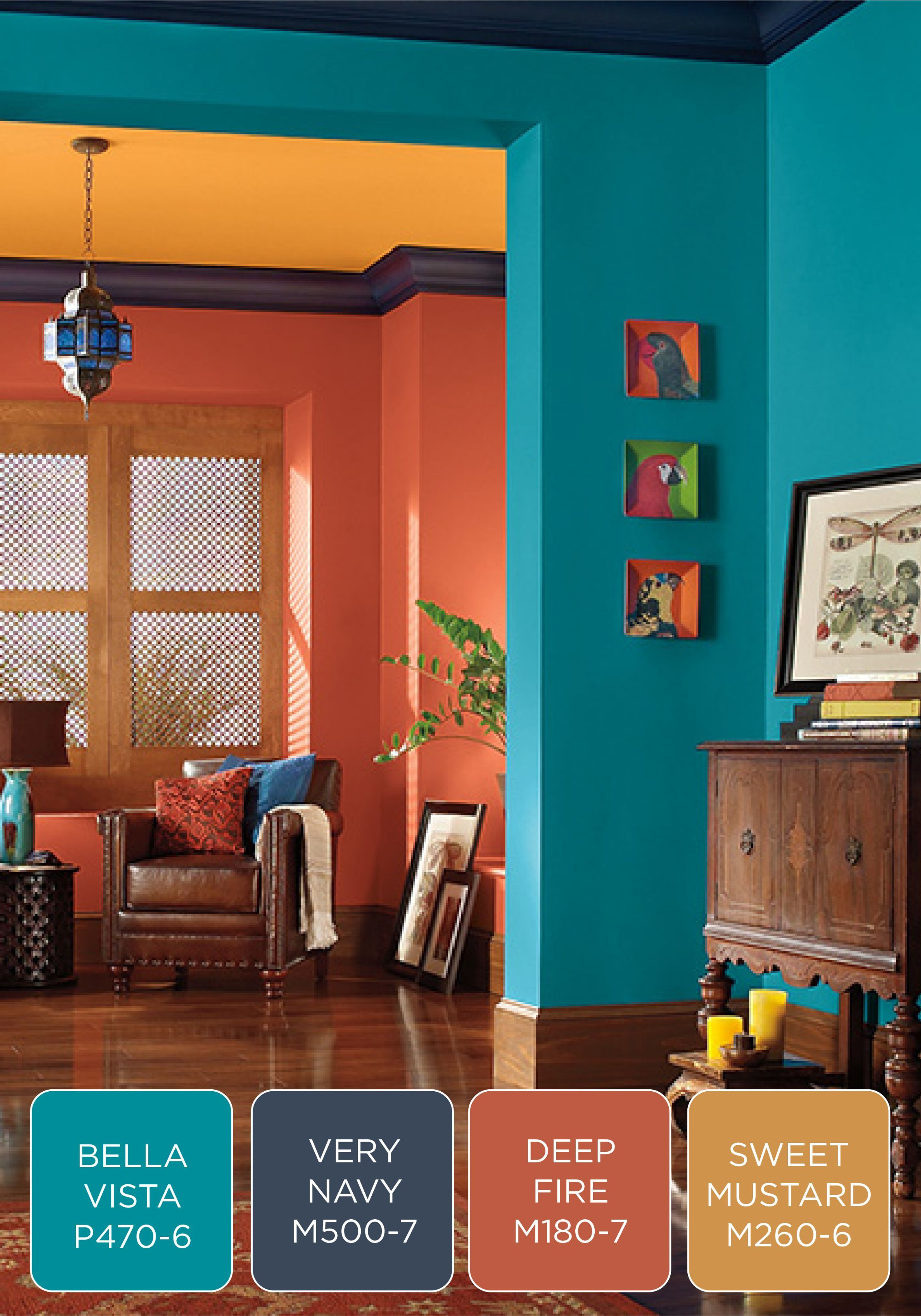 Make A Bold Statement In Your Entryway With A Colorful Behr Paint within size 2267 X 3238