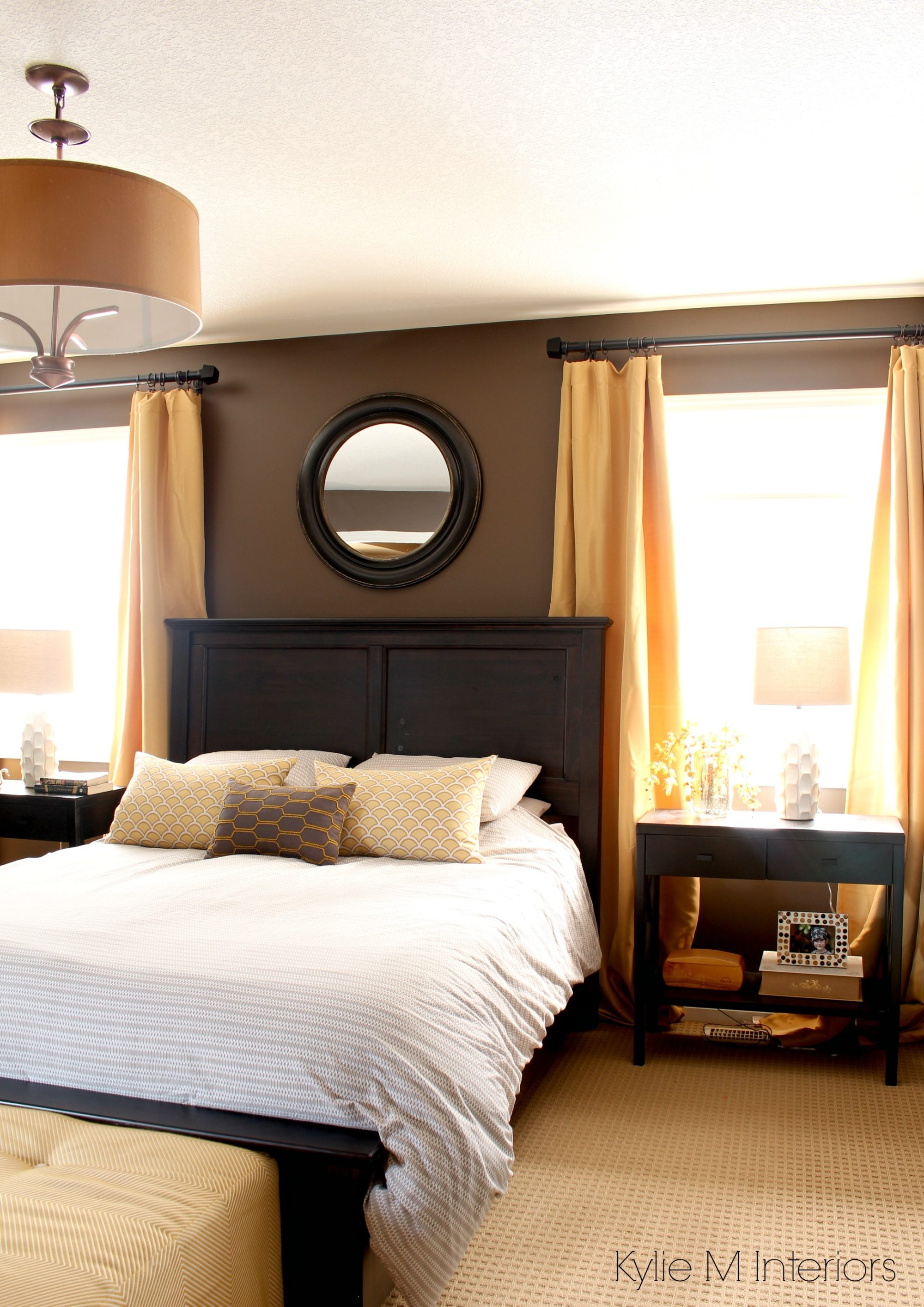 Master Bedroom Painted A Dark Paint Colour Benjamin Moore Brown in proportions 2000 X 2828