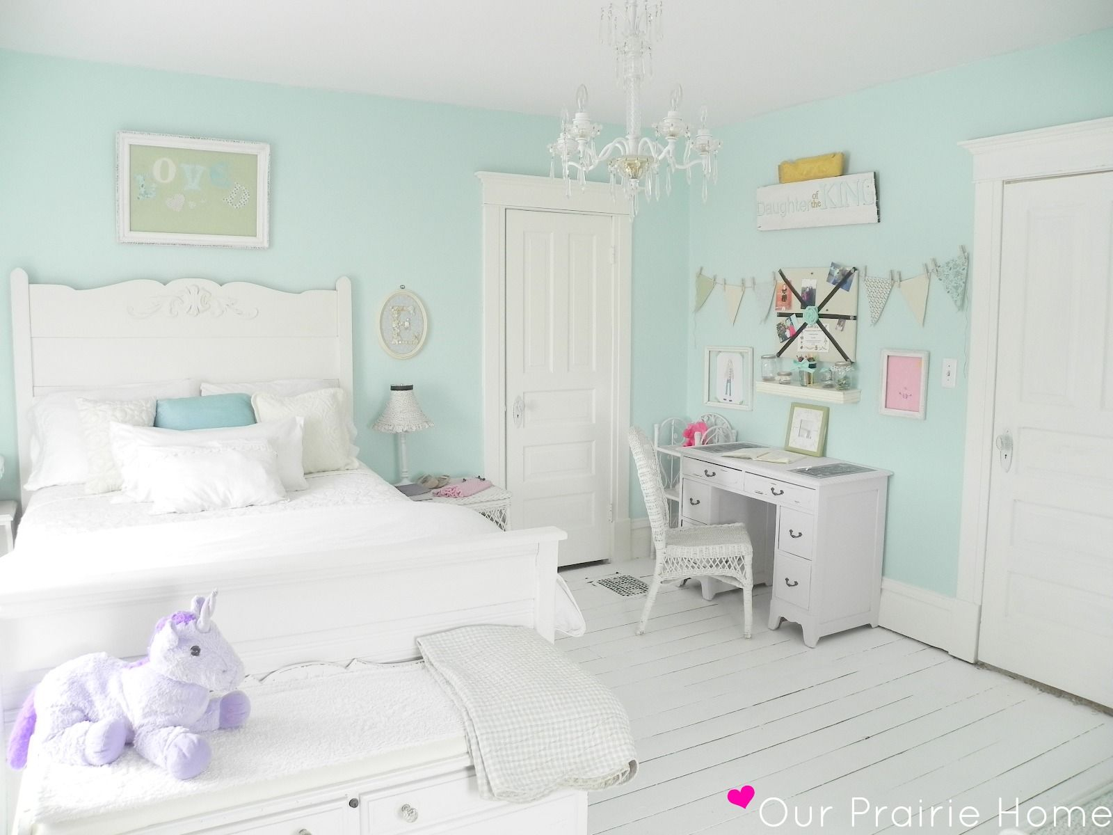 Mint Girls Roomi Want To Do Cs Room With White Washed Floors for sizing 1600 X 1200