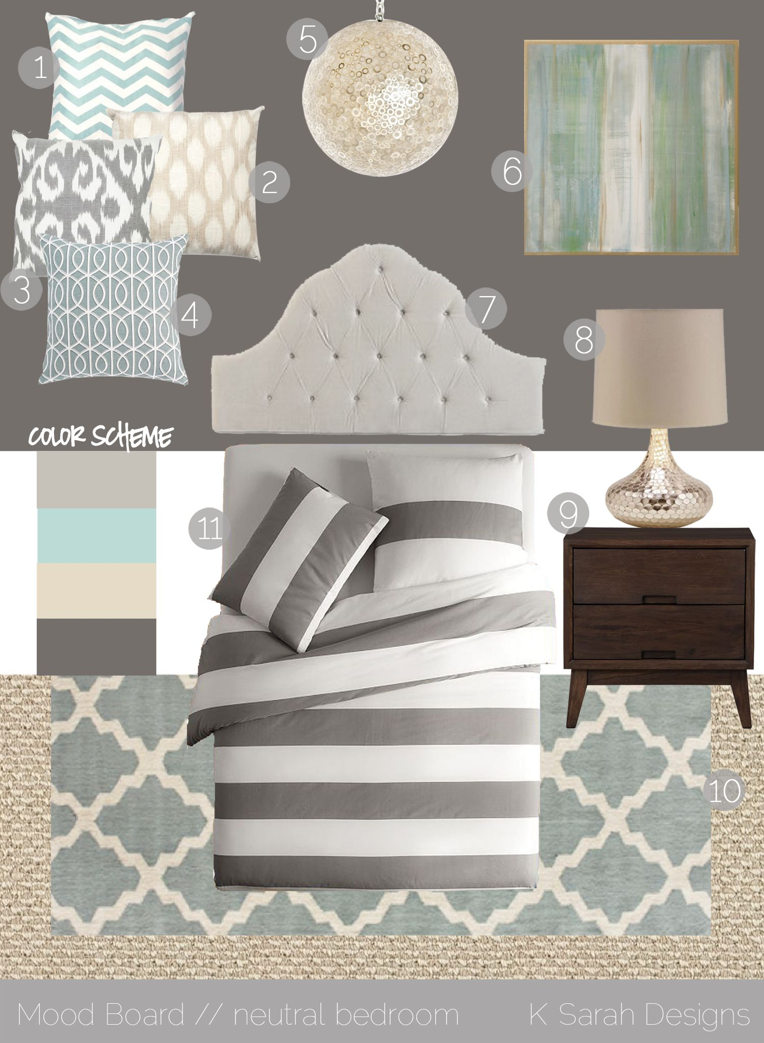 Mood Board A Calming Neutral Bedroom Home Sweet Home Home intended for measurements 1500 X 2047