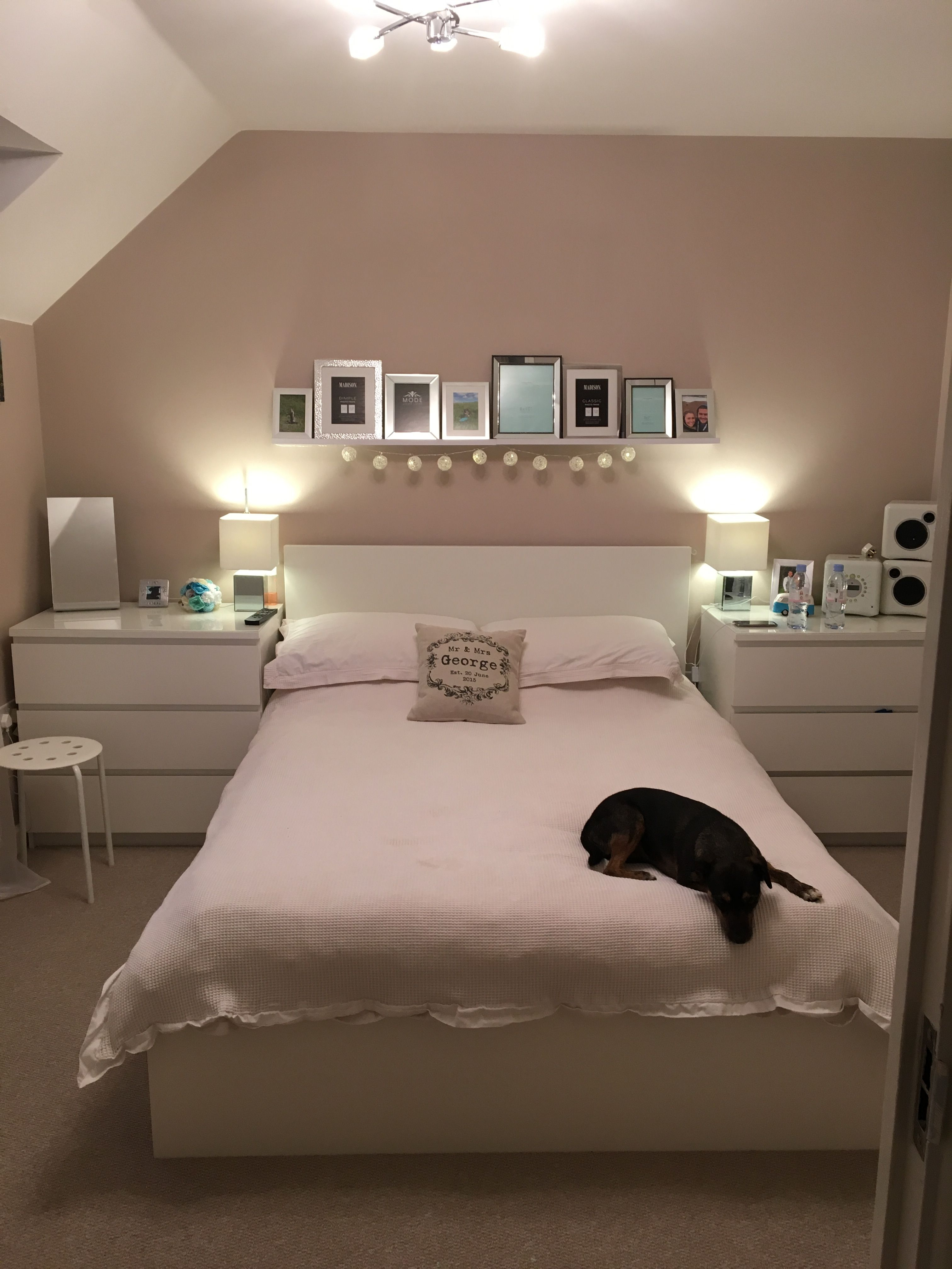 Natural Bedroom With Photo Feature Wall Nudetanneutral Malt for dimensions 3024 X 4032