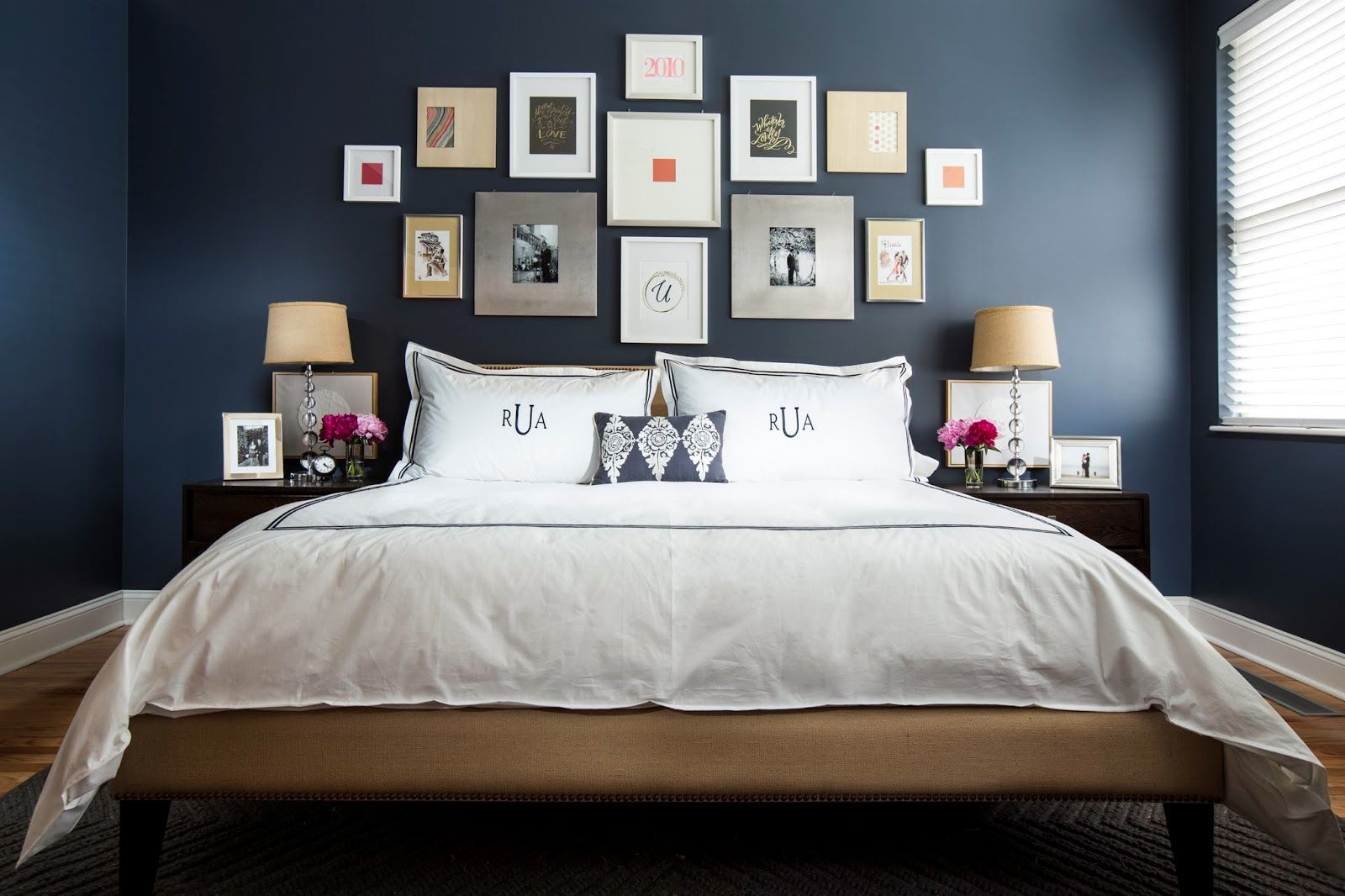 Navy Dark Blue Bedroom Design Ideas Pictures Home Intended For And with dimensions 1600 X 1066