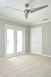 Neutral Shimmery Gray Walls With Clean White Trim Double French for dimensions 2752 X 4143