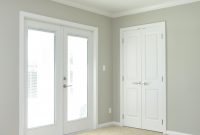 Neutral Shimmery Gray Walls With Clean White Trim Double French for dimensions 2752 X 4143