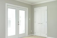 Neutral Shimmery Gray Walls With Clean White Trim Double French regarding dimensions 2752 X 4143