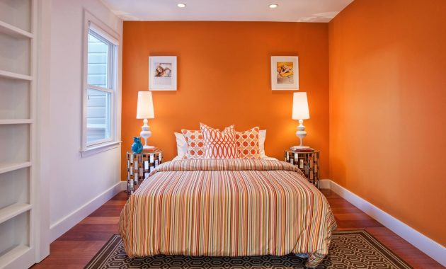 Orange And Yellow Bedroom Ideas Attractive Orange Bedroom in measurements 1840 X 1251