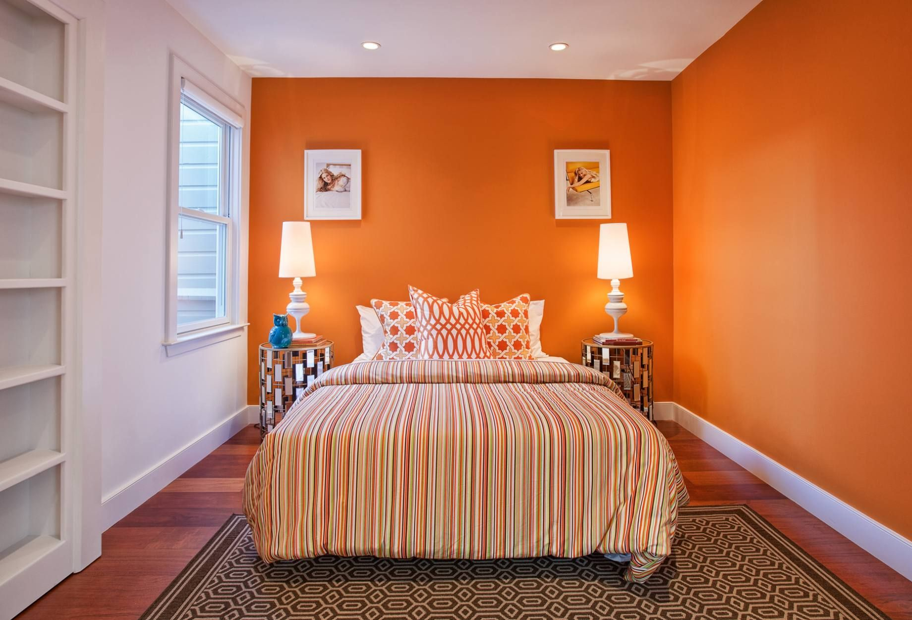 Orange And Yellow Bedroom Ideas Attractive Orange Bedroom in measurements 1840 X 1251