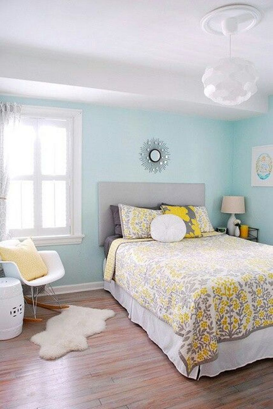 Paint Colors For Small Bedrooms In Light Blue Decorated With White within proportions 903 X 1350
