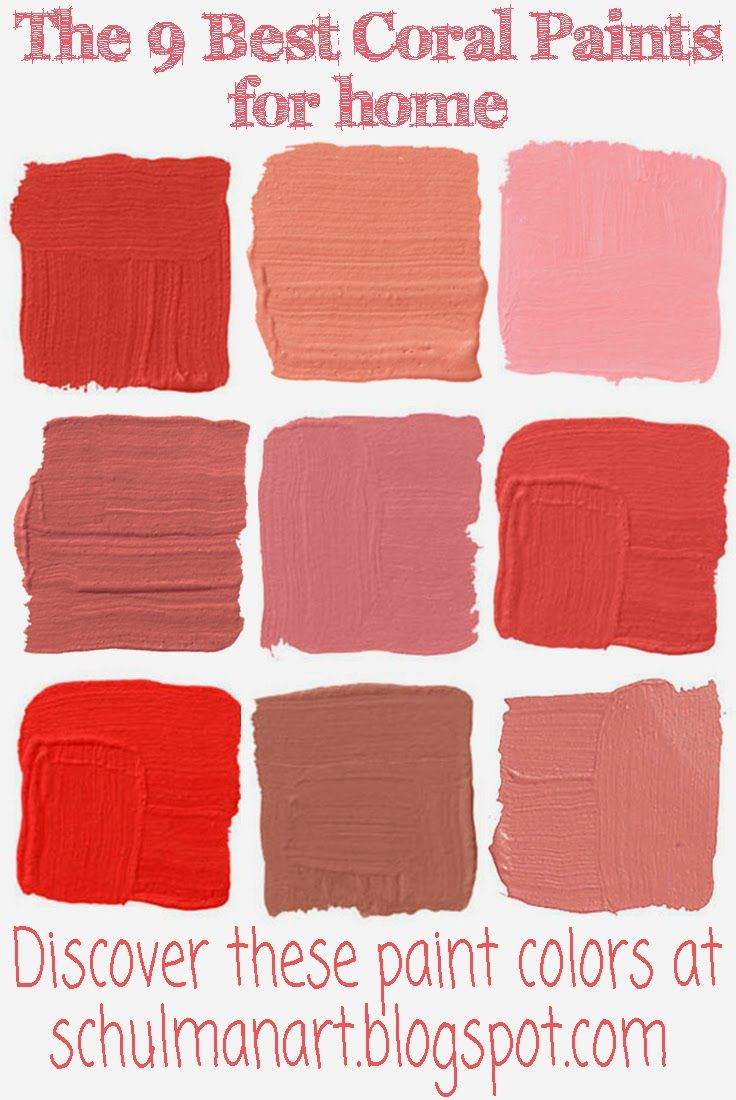 Pin Schulmanart On Decorating Ideas Coral Paint Colors Wall inside sizing 736 X 1100