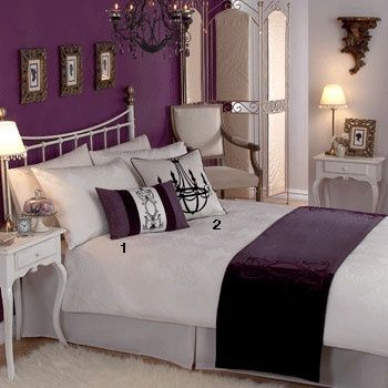 Plum Bedroom For The Girls Spaces Purple Bedrooms Plum Bedroom with dimensions 350 X 350