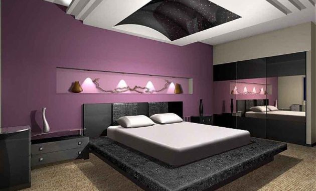 Purple Modern Bedroom Design Ideas 6810 within proportions 1440 X 1080