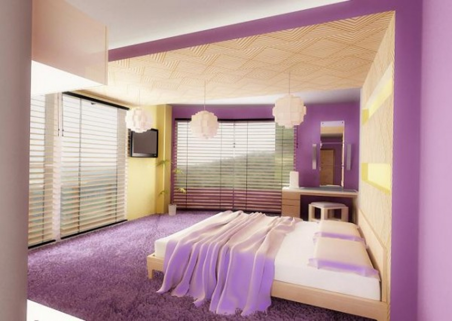 Purple Room Painting Ideas Purple Bedroom Paint Colors Cute With throughout proportions 1440 X 1022