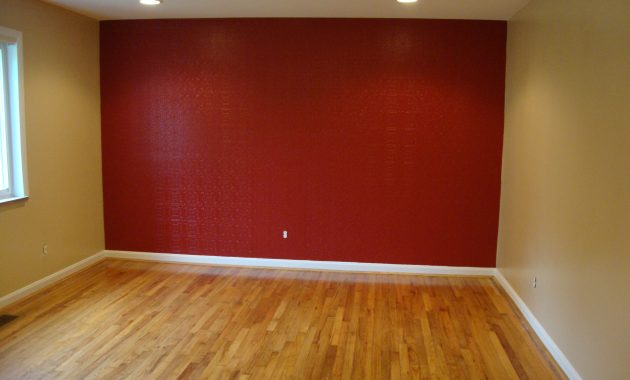 Red Accent Wall Textured Paint Able Wall Paper Home Decor Paint intended for sizing 4000 X 3000