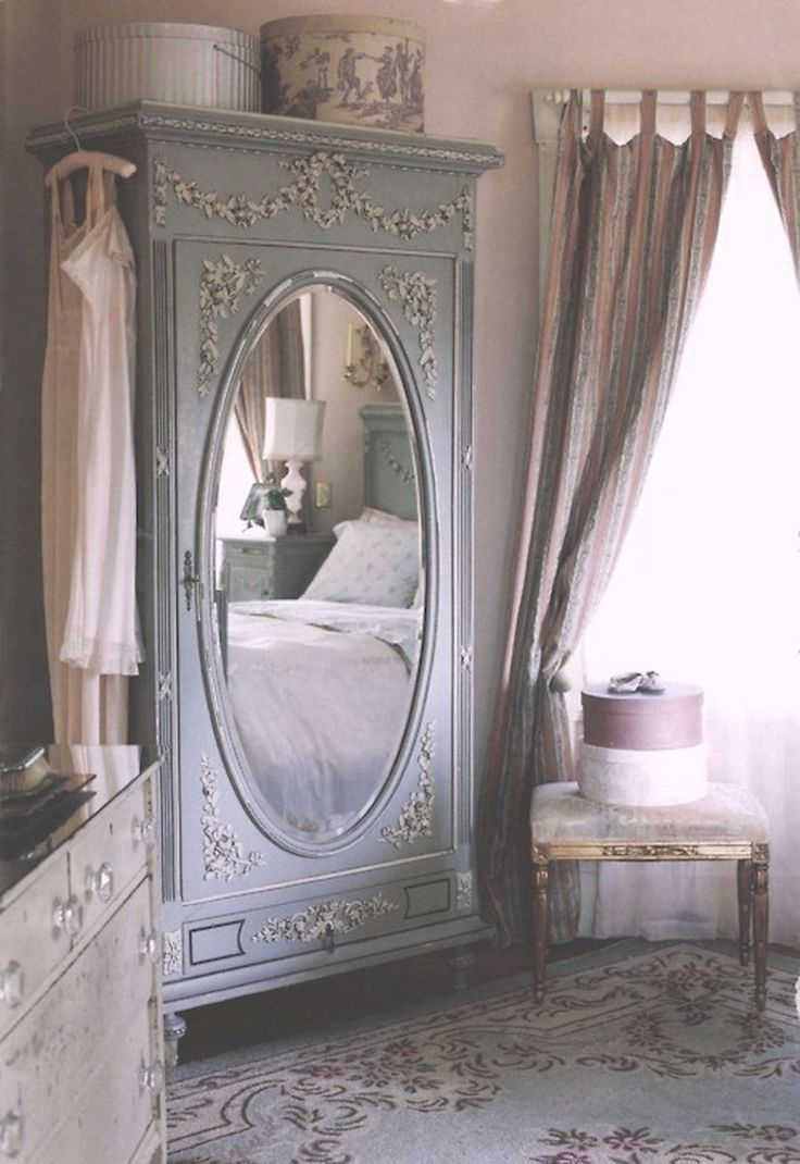 Romantic Shab Chic Bedroom Decor And Furniture Inspirations 47 throughout dimensions 736 X 1070