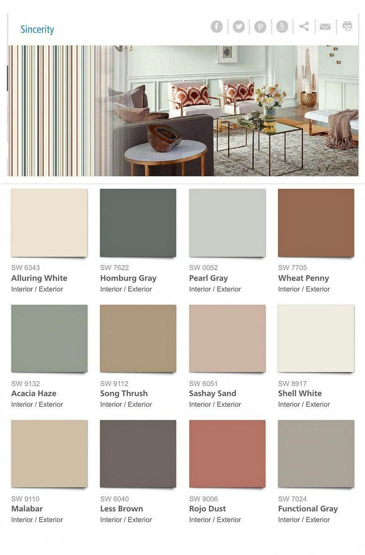 Sherwin Williams 2018 Color Forecast Sincerity throughout measurements 734 X 1117