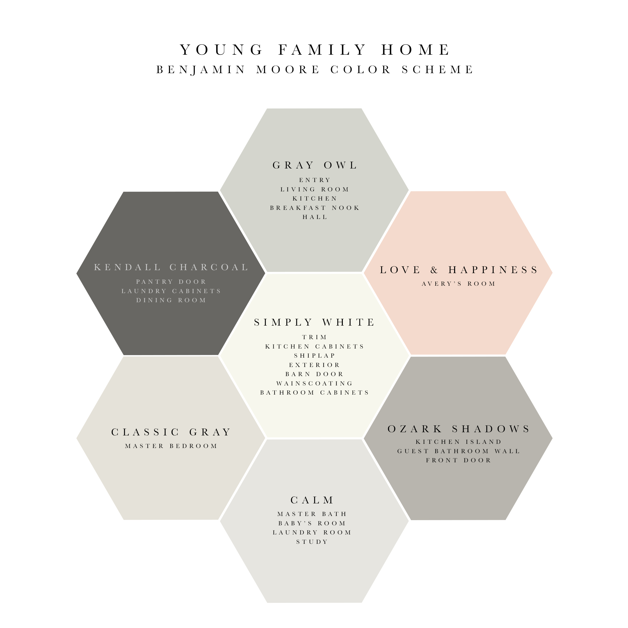 Soothing And Elegant Benjamin Moore Whole House Color Scheme pertaining to sizing 2550 X 2550