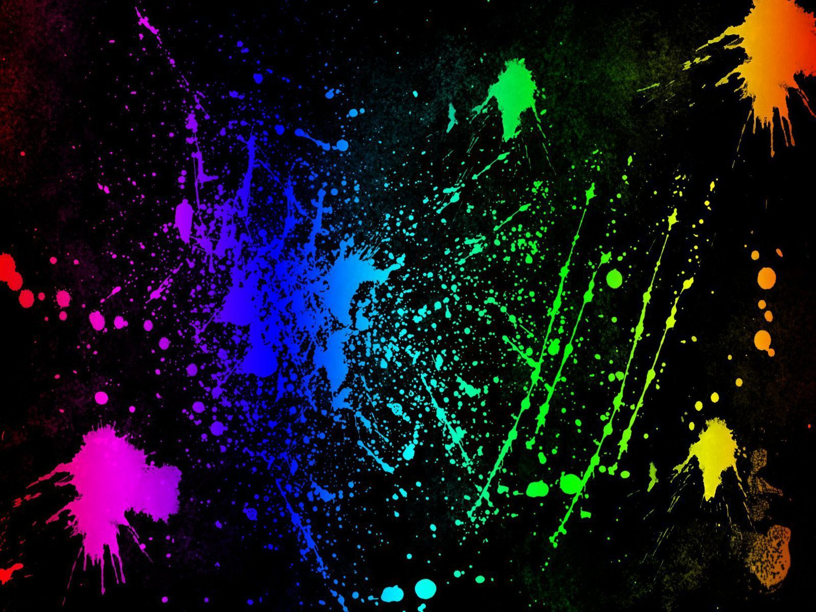 Splatter Neon Colors Rock Wallpaper 18995953 Fanpop inside measurements 1600 X 1200