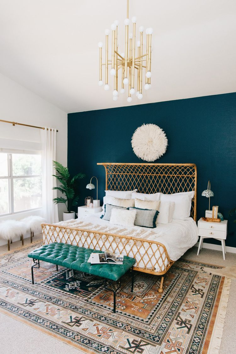 Teal Appeal 5 Ways To Master This Bold Hue Home Design Bedroom with sizing 750 X 1125