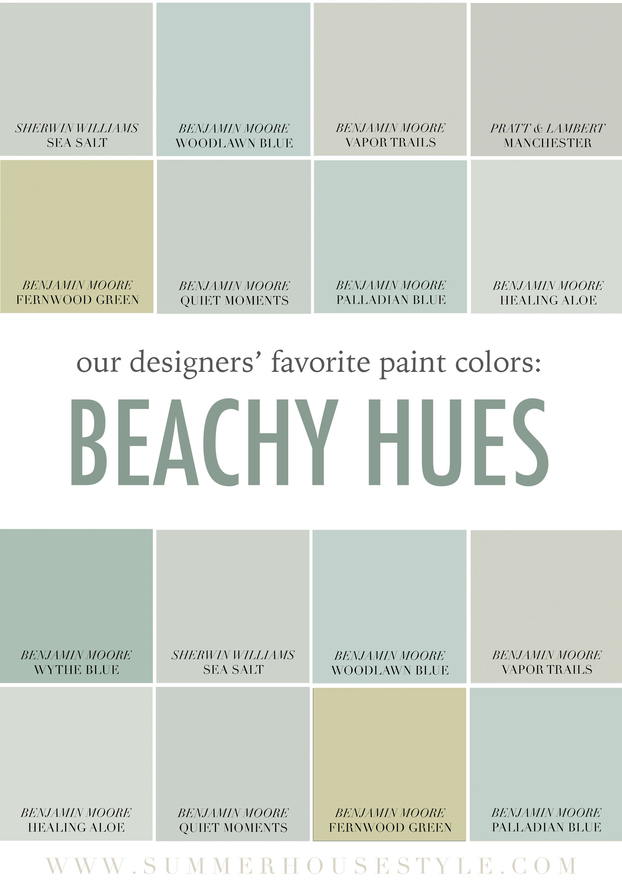 The Best Beachy Paint Colors Picked The Interior Designers At inside dimensions 2100 X 3000