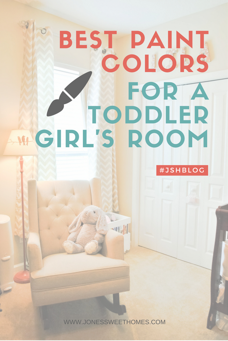 The Best Paint Colors For A Toddler Girls Room Jones Sweet Homes inside proportions 735 X 1102