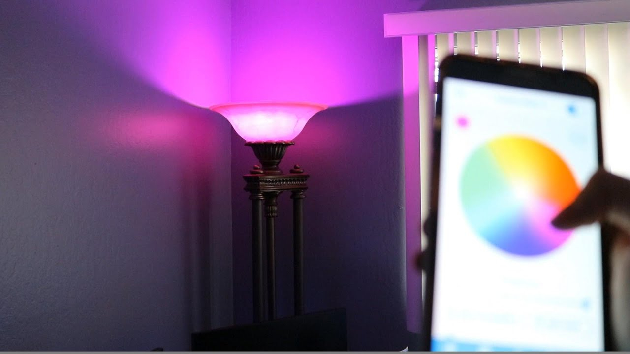 The Light Bulb That Changes Color Remotely From Your Smartphone within dimensions 1280 X 720