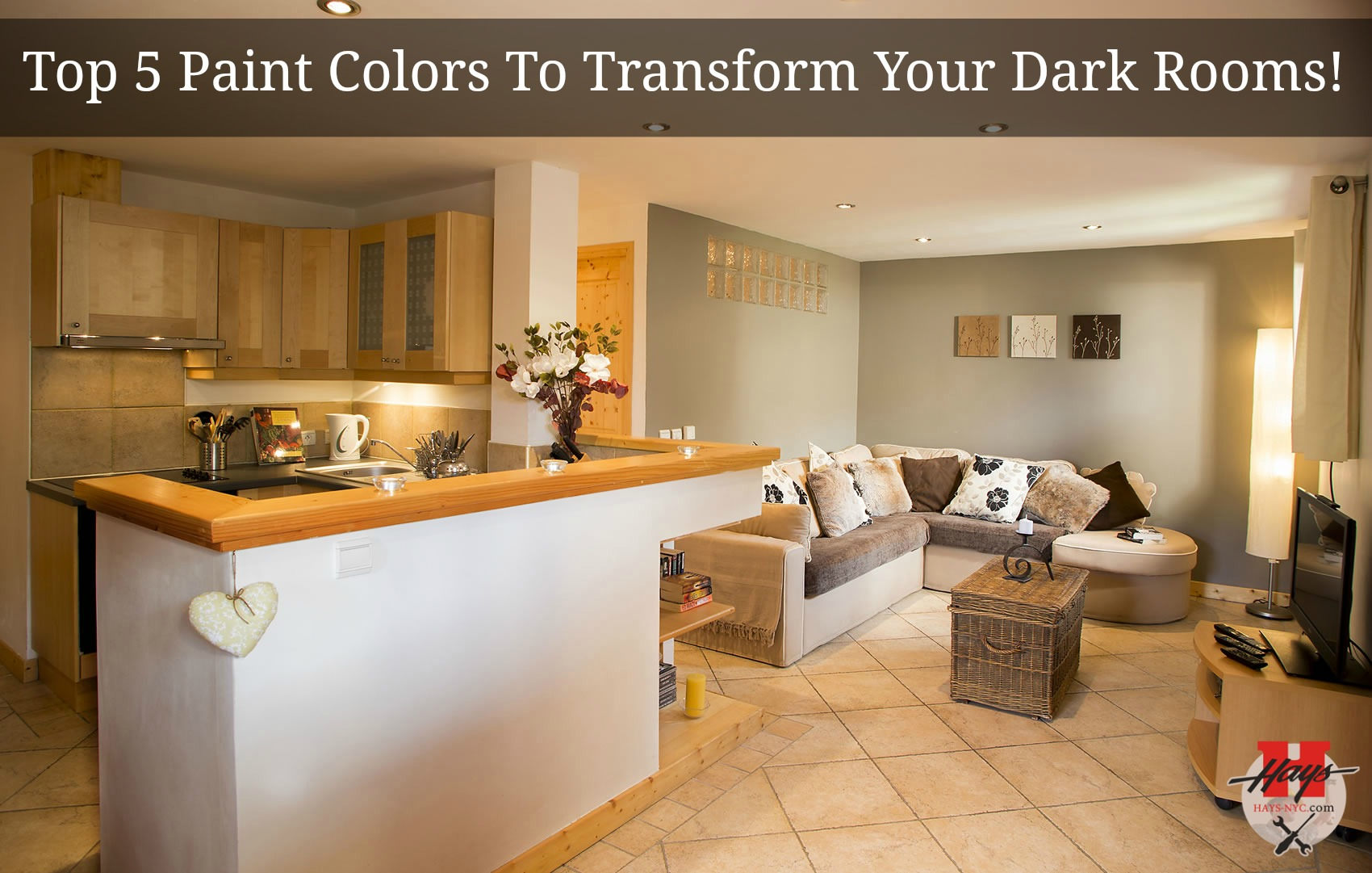 Top 5 Paint Colors To Transform Your Dark Rooms for measurements 1700 X 1081