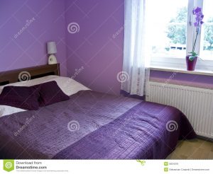 Violet Bedroom Stock Photo Image Of Color Double Home 5824316 pertaining to dimensions 1300 X 1065