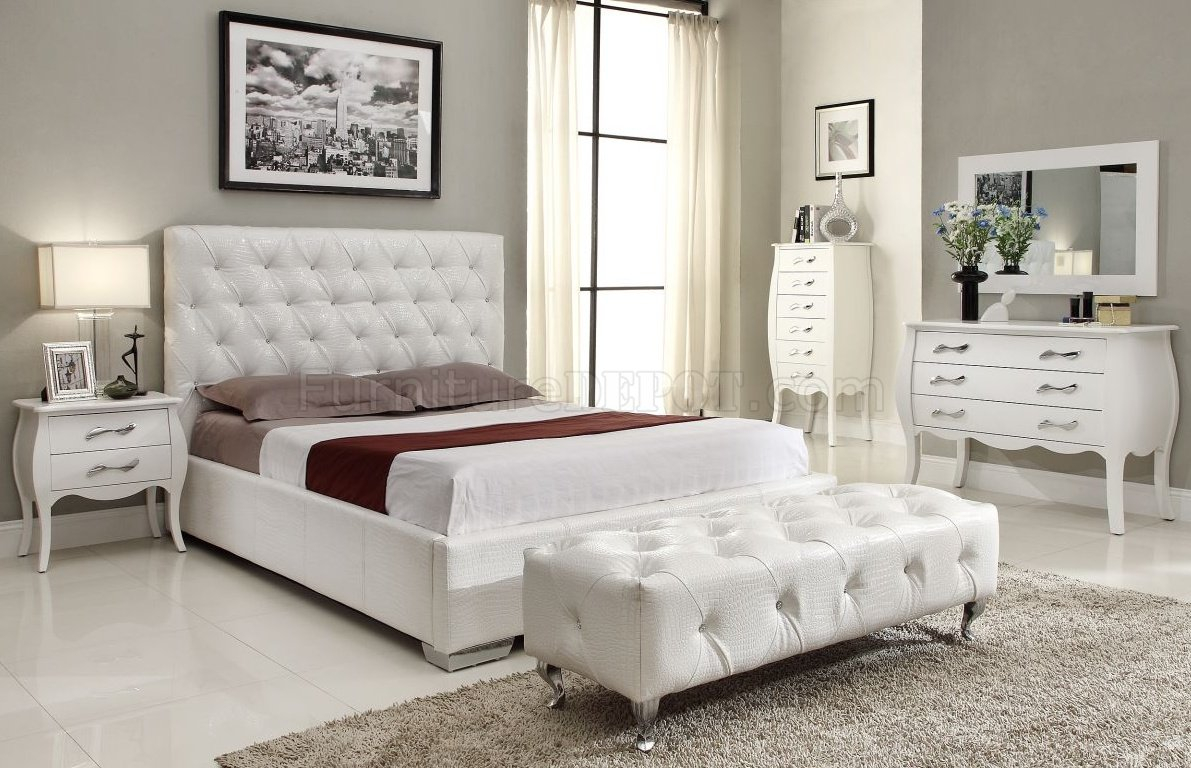 White Color Bedroom Furniture Home Design Ideas throughout size 1191 X 768