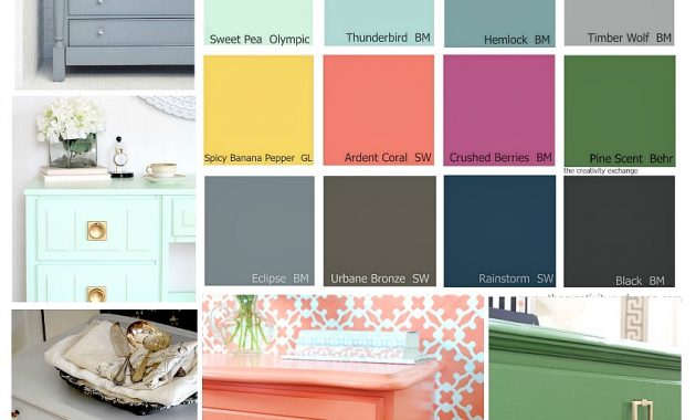 16 Of The Best Paint Colors For Painting Furniture with regard to proportions 850 X 992