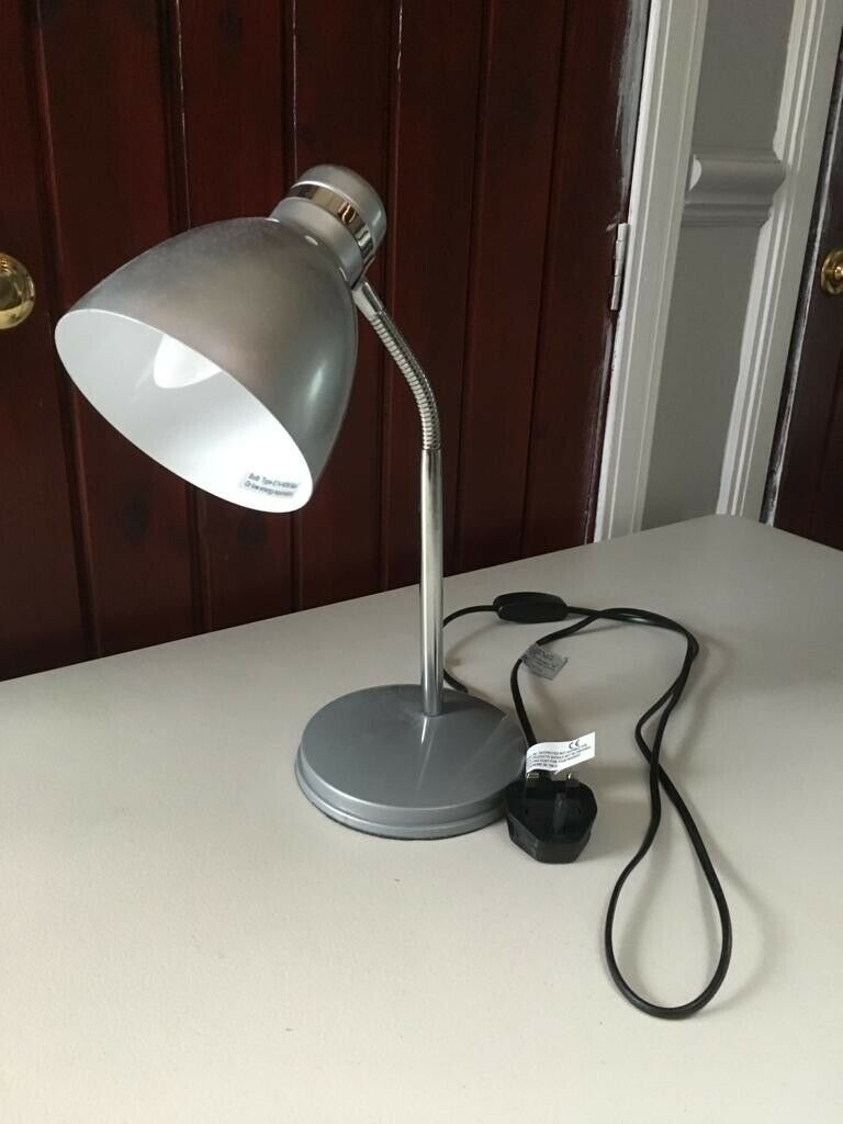 2 Tesco Metal Shade Desk Lamps Silver 14 Cable Is 5ft Long With Bulbs In Inverness Highland Gumtree regarding size 768 X 1024