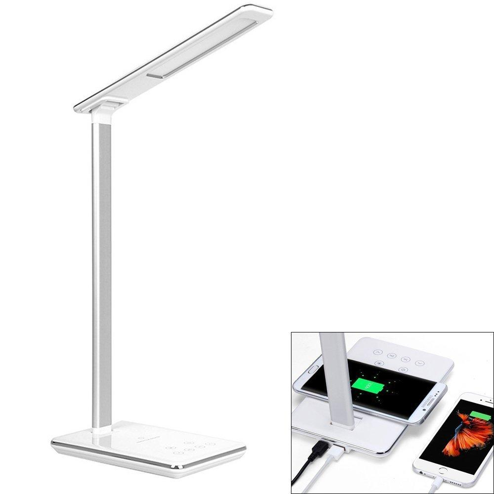 2019 Led Desk Lamp Qi Wireless Charger Pad For Qi Enabled Device Dimmable Folding Bedside Table Lamp 4 Lighting Modes 5 Level Dimmer Touch Sensit From for measurements 1000 X 1000