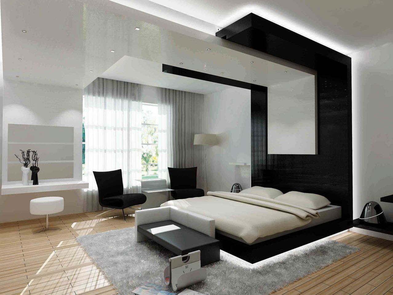 25 Best Modern Bedroom Designs White Bedroom Design pertaining to proportions 1278 X 959