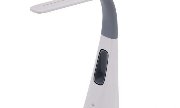27 34 In Gray Led Desk Lamp With Bladeless Fan And Touch Activation regarding measurements 1000 X 1000