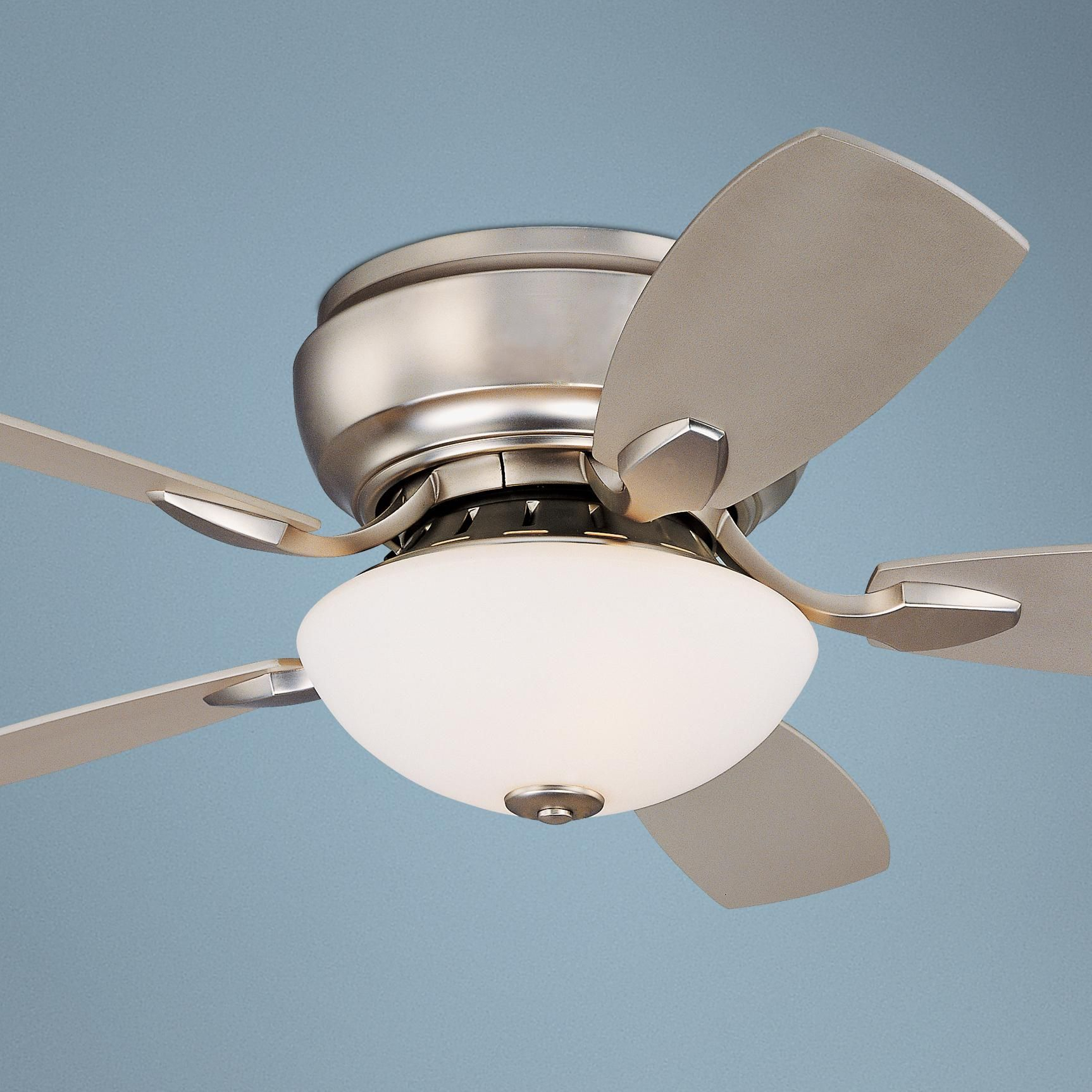 44 Casa Habitat Brushed Steel Hugger Ceiling Fan Hugger with regard to size 1726 X 1726