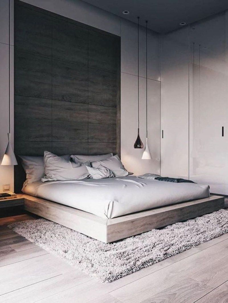 44 Stunning Minimalist Modern Master Bedroom Design Best intended for size 801 X 1066
