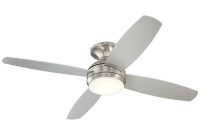 52 Casa Elite Brushed Nickel Led Hugger Ceiling Fan Style within measurements 1000 X 1000