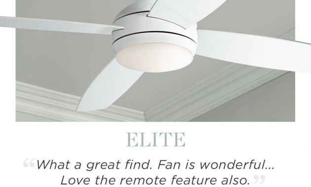 52 Casa Elite White Led Hugger Ceiling Fan 9m779 Lamps within dimensions 1100 X 1100