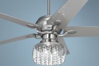 52 Casa Optima Brushed Steel And Crystal Ceiling Fan in size 2000 X 2000