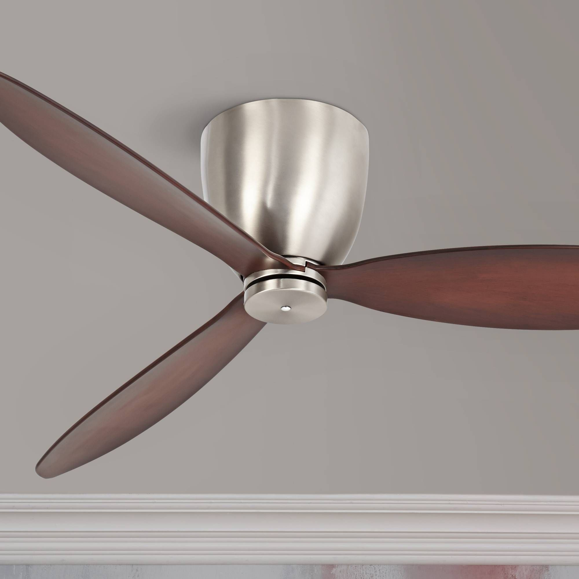 52 Casa Orbitor Brushed Nickel Hugger Ceiling Fan Barbs in measurements 2000 X 2000