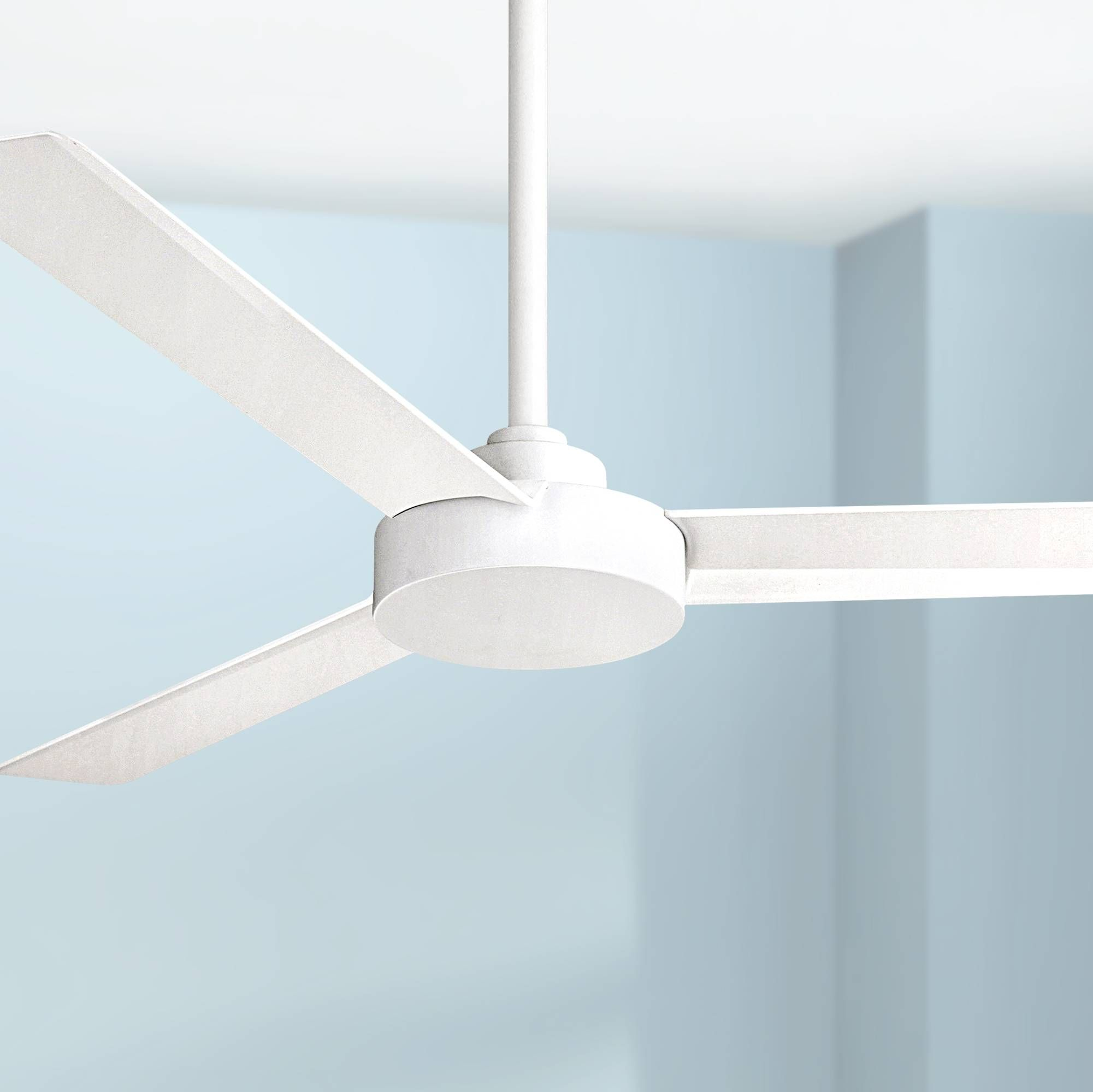 52 Minka Aire Roto Flat White Ceiling Fan 6h278 Lamps pertaining to size 2001 X 2000