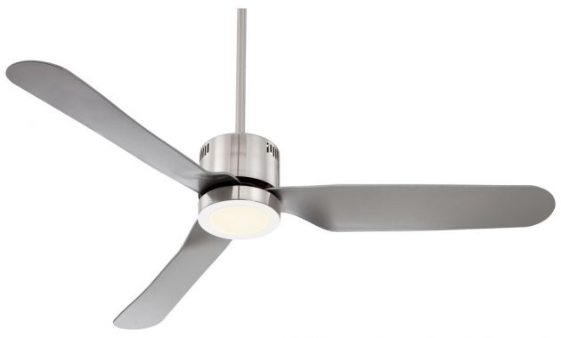 52 Visionary Brushed Nickel Led Ceiling Fan Style 7d539 regarding measurements 1000 X 1000