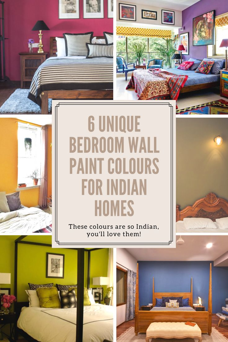 6 Unique Bedroom Wall Paint Colours That Work For Indian pertaining to size 735 X 1102