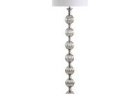 605 Oslo Glassmetal Led Floor Lamp Silver Includes for dimensions 2000 X 2000