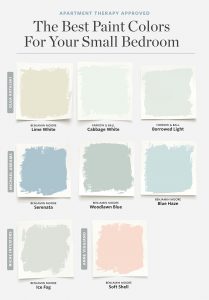 8 Paint Colors That Always Work For A Small Bedroom Room regarding proportions 1080 X 1550