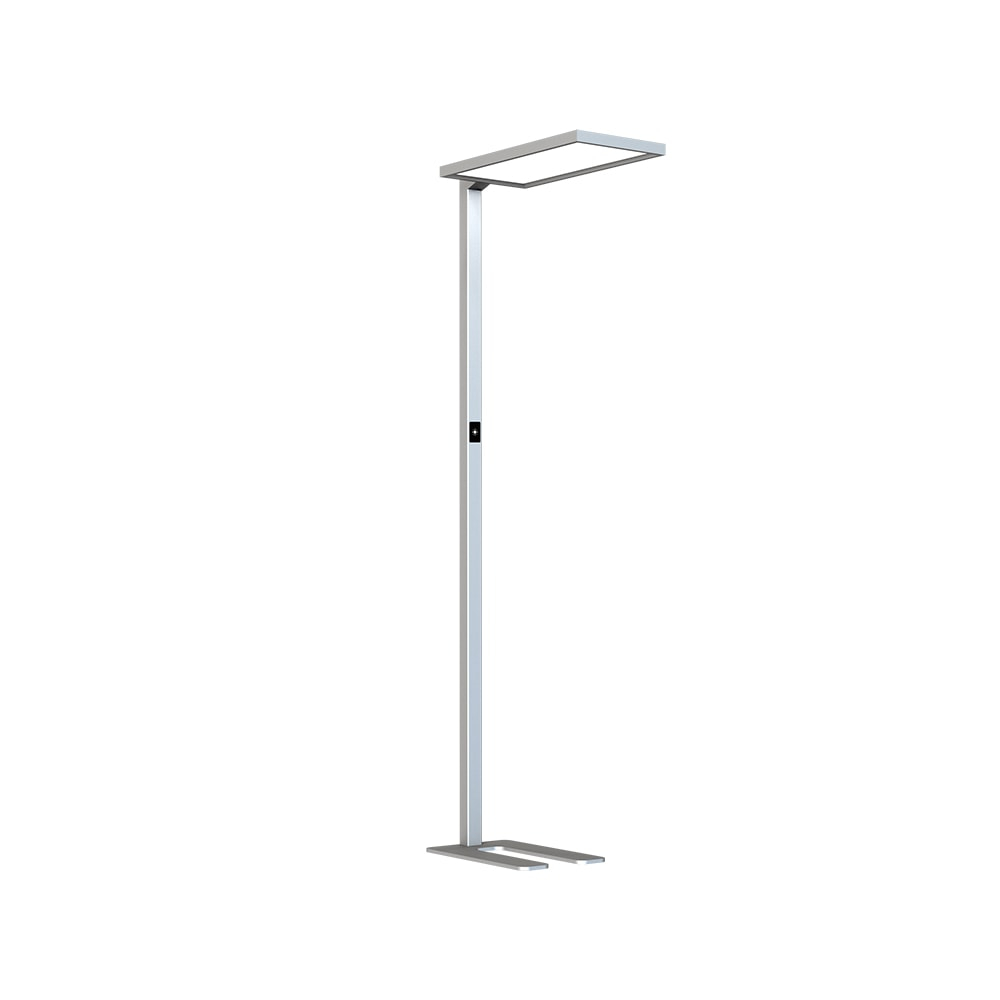 80w Led Floor Lamp Touch Dimming 4000k Silver 5 Yrs Warranty with dimensions 1000 X 1000